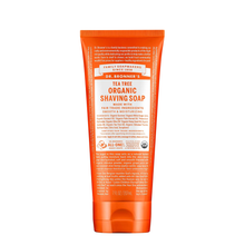 Load image into Gallery viewer, Dr. Bronner's Organic Shaving Soap Tea Tree 207ml