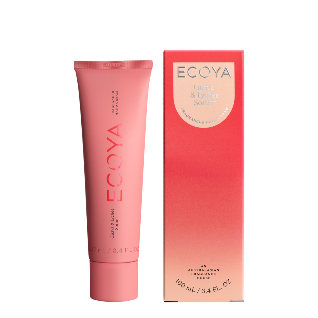 ECOYA Hand Cream 100ml - Guava & Lychee