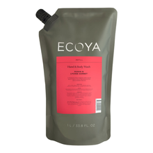 Load image into Gallery viewer, ECOYA Hand &amp; Body Wash Refill 1000ml - Guava &amp; Lychee Sorbet