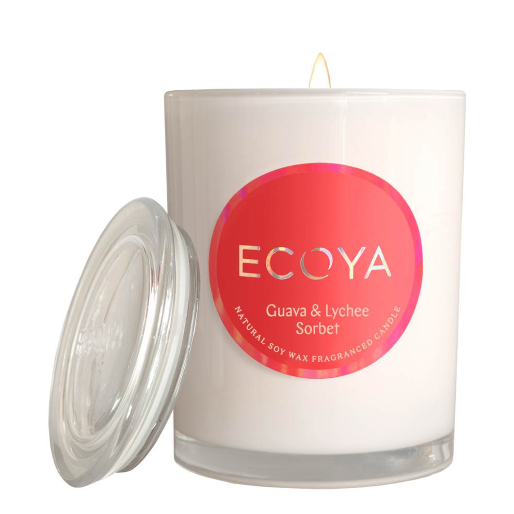 ECOYA Metro Candle 270g - Guava & Lychee Sorbet