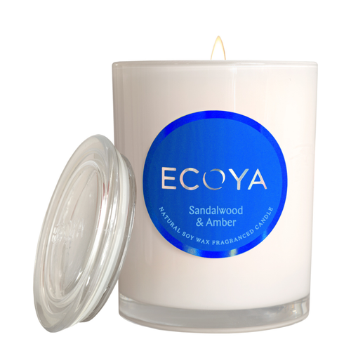 ECOYA Metro Candle 270g - Sandalwood & Amber