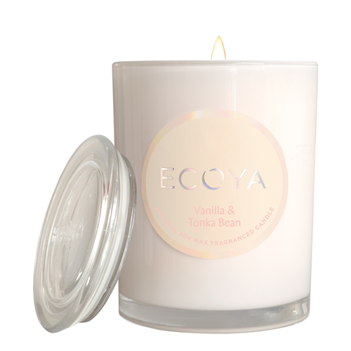 ECOYA Metro Candle 270g - Vanilla & Tonka Bean