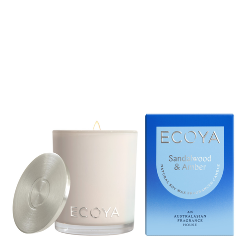 ECOYA Mini Madison Candle 80g -Sandalwood & Amber