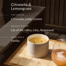 Load image into Gallery viewer, ECOYA Outdoor Candle 520g - Citronella &amp; Lemongrass