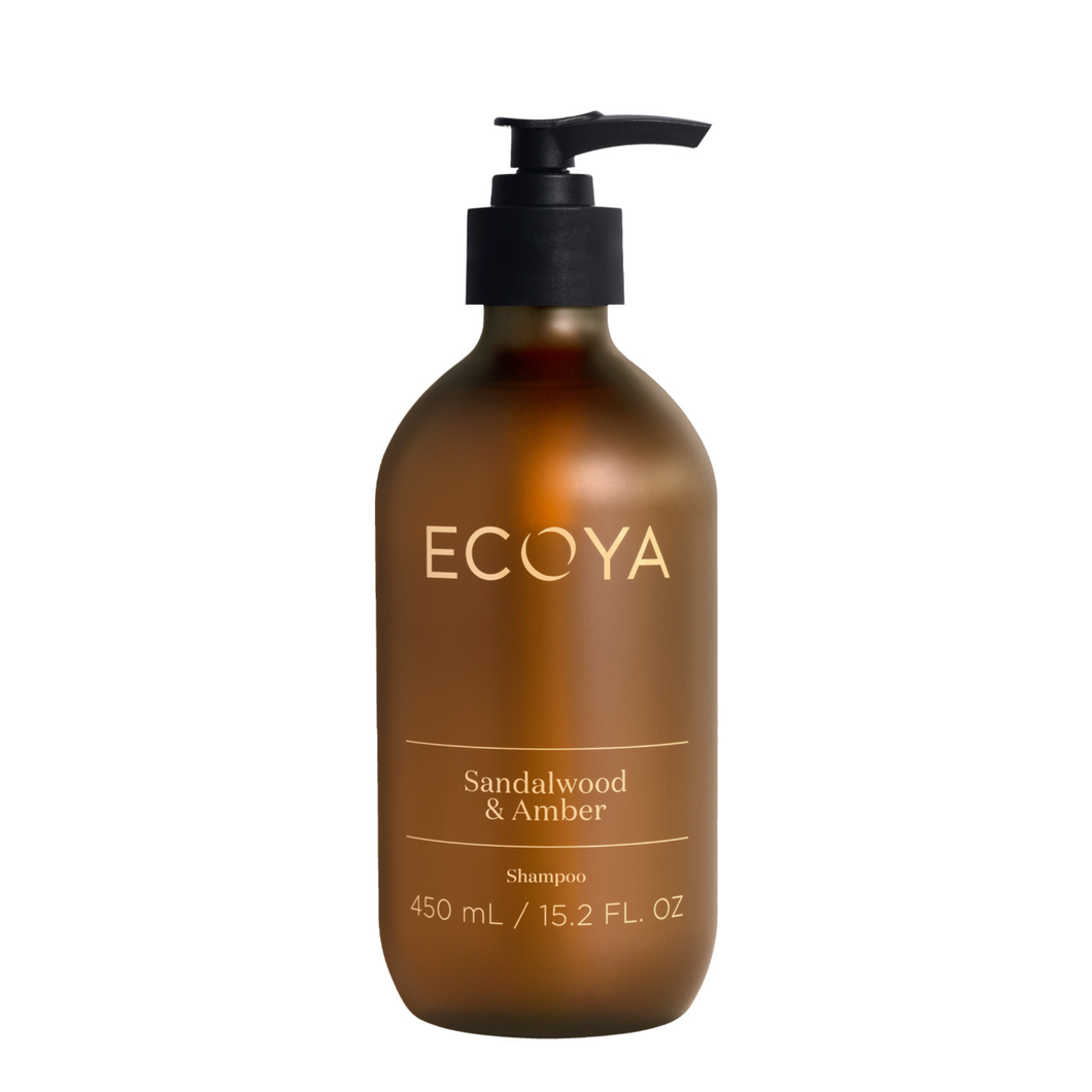 ECOYA Shampoo 450ml - Sandalwood & Amber