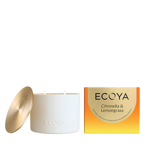 ECOYA Outdoor Candle 520g - Citronella & Lemongrass