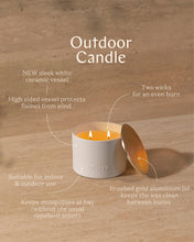 Load image into Gallery viewer, ECOYA Outdoor Candle 520g - Citronella &amp; Lemongrass