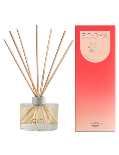 ECOYA Reed Diffuser 200ml - Guava & Lychee Sorbet