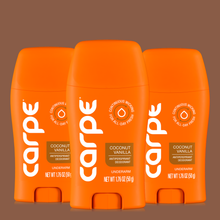 Load image into Gallery viewer, Carpe Antiperspirant Underarm Stick 50ml Trio Bundle