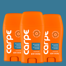Load image into Gallery viewer, Carpe Antiperspirant Underarm Stick 50ml Trio Bundle