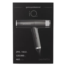 Load image into Gallery viewer, Gama Professional iQ2 Perfetto Hair Dryer Black