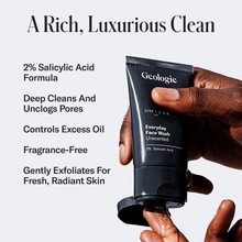 Load image into Gallery viewer, Geologie Salicylic Acid Face Wash-Bergamot + Juniper 60ml