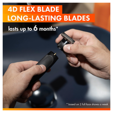 Load image into Gallery viewer, Gillette Fusion 1 Style Easy 4in1 FACE + BODY Trimmer + 4 Combs