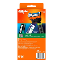 Load image into Gallery viewer, Gillette Fusion Manual Men's Razor Handle + 10 Razor Blade Refills