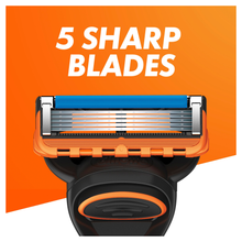 Load image into Gallery viewer, Gillette Fusion Manual Men's Razor Handle + 4 Razor Blades Refills