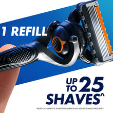 Load image into Gallery viewer, Gillette Fusion ProGlide Flexball Handle + 10 Blade Refills