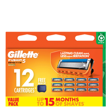 Load image into Gallery viewer, Gillette Fusion5 Power Razor Blade Refills 12pk
