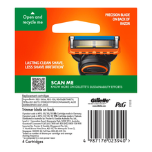 Load image into Gallery viewer, Gillette Fusion5 Power Razor Blade Refills 4pk