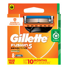 Load image into Gallery viewer, Gillette Fusion5 Power Razor Blade Refills 8pk