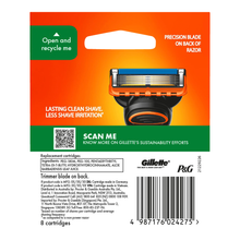 Load image into Gallery viewer, Gillette Fusion5 Power Razor Blade Refills 8pk