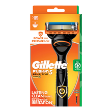 Load image into Gallery viewer, Gillette Fusion5 Power Razor Handle + 2 Blade Refills