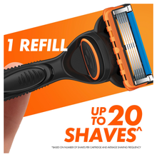 Load image into Gallery viewer, Gillette Fusion5 Power Razor Handle + 2 Blade Refills