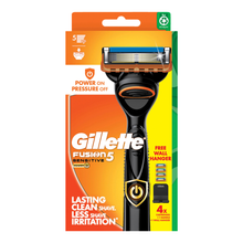 Load image into Gallery viewer, Gillette Fusion5 Power Razor Handle + 4 Blade Refills
