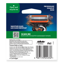 Load image into Gallery viewer, Gillette ProGlide Power FlexBall Razor Blades Refills 4pk