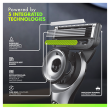 Load image into Gallery viewer, GilletteLabs Razor Handle + 4 Blade Refills