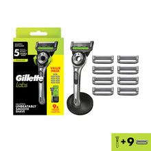 Load image into Gallery viewer, GilletteLabs Razor Handle + 9 Blade Refills