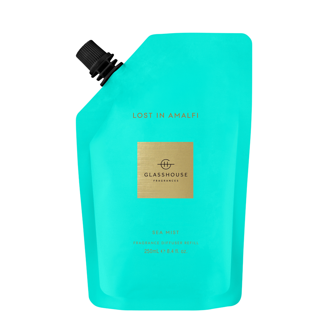 Glasshouse Fragrances Diffuser Refill Pouch 250ml - LOST IN AMALFI