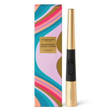 Load image into Gallery viewer, Glasshouse Fragrances Rechargeable Candle Lighter With USB Charging Cable - Gold