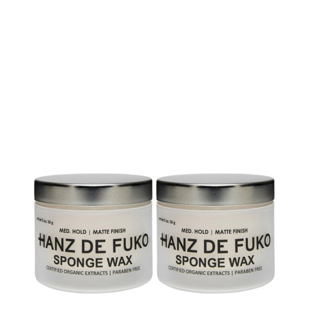 Hanz De Fuko Sponge Wax Duo Bundle