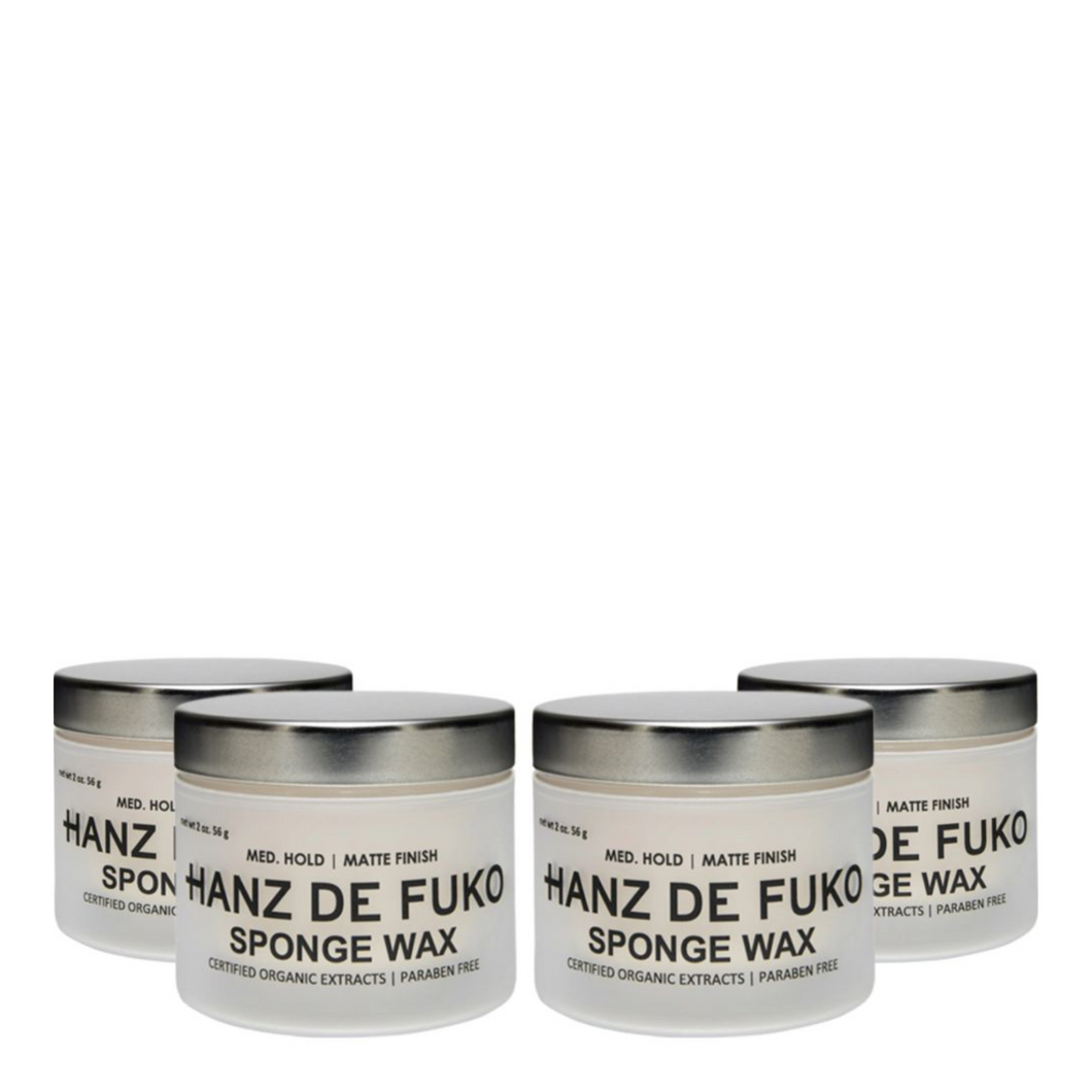 Hanz De Fuko Sponge Wax Quad Bundle