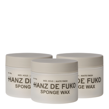 Load image into Gallery viewer, Hanz De Fuko Sponge Wax Trio Bundle