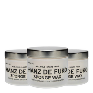 Hanz De Fuko Sponge Wax Trio Bundle