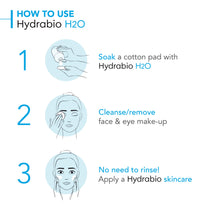 Load image into Gallery viewer, Bioderma Hydrabio H2O Hydrating Micellar Water Cleanser for Dehydrated Skin 100ml