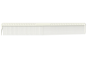 JRL Fine Cutting Comb 7.4" - White
