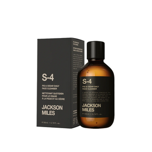 Jackson Miles S-4 Fig & Cedar Gentle Face Cleanser 200ml