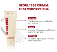Load image into Gallery viewer, K-SECRET SEOUL 1988 Snail Mucin 93% + Rice Cream 100ml