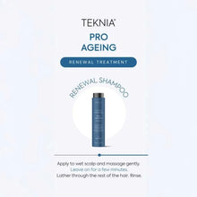 Load image into Gallery viewer, Lakme Teknia Pro Ageing Shampoo 300ml