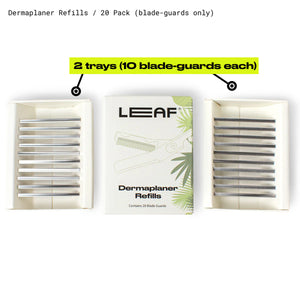 Leaf Shave 20 Pack Dermaplaner Blade Guard Refills