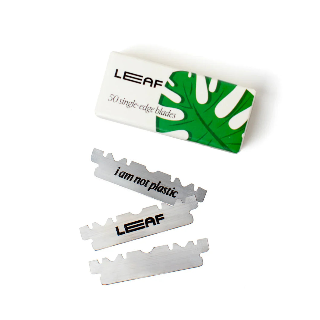 Leaf Shave 50 Pack Single-Edge Blades