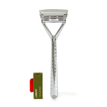 Load image into Gallery viewer, Leaf Shave Razor - Chrome