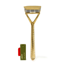Load image into Gallery viewer, Leaf Shave Razor - Gold
