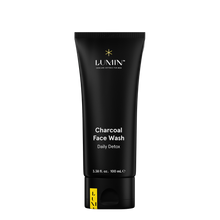 Load image into Gallery viewer, Lumin Charcoal Face Wash Daily Detox 100ml