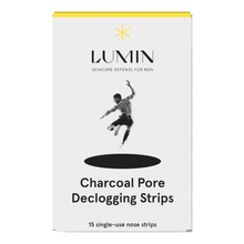 Load image into Gallery viewer, Lumin Charcoal Pore Declogging Strips (15 Pack)