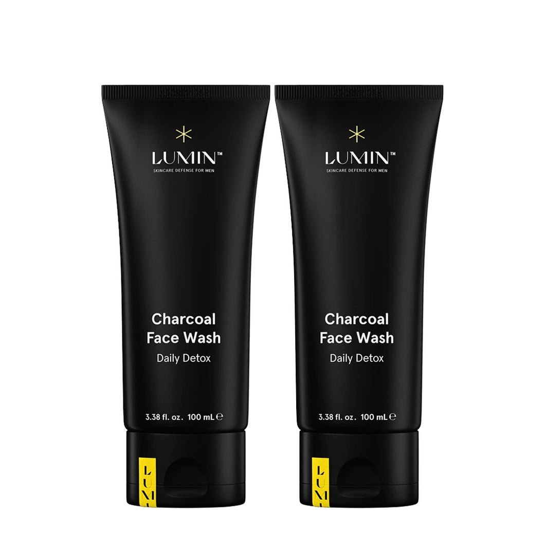 Lumin Charcoal Face Wash Duo Bundle