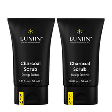 Load image into Gallery viewer, Lumin Charcoal Scrub Duo Bundle