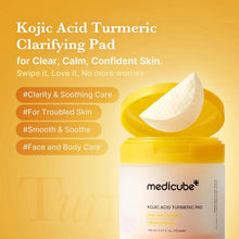 Load image into Gallery viewer, Medicube Kojic Acid Turmeric Pad - 70 Pieces
